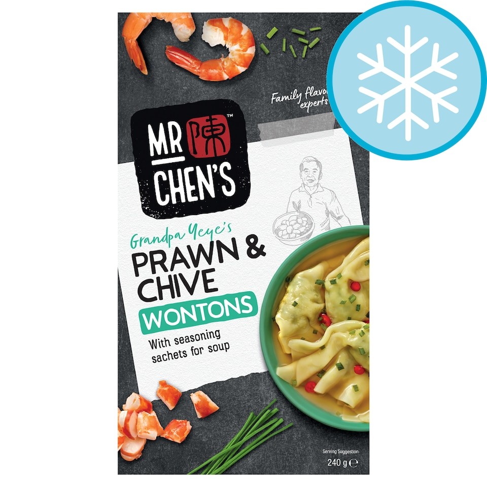 Mr Chen's Prawn & Chive Wontons 240g