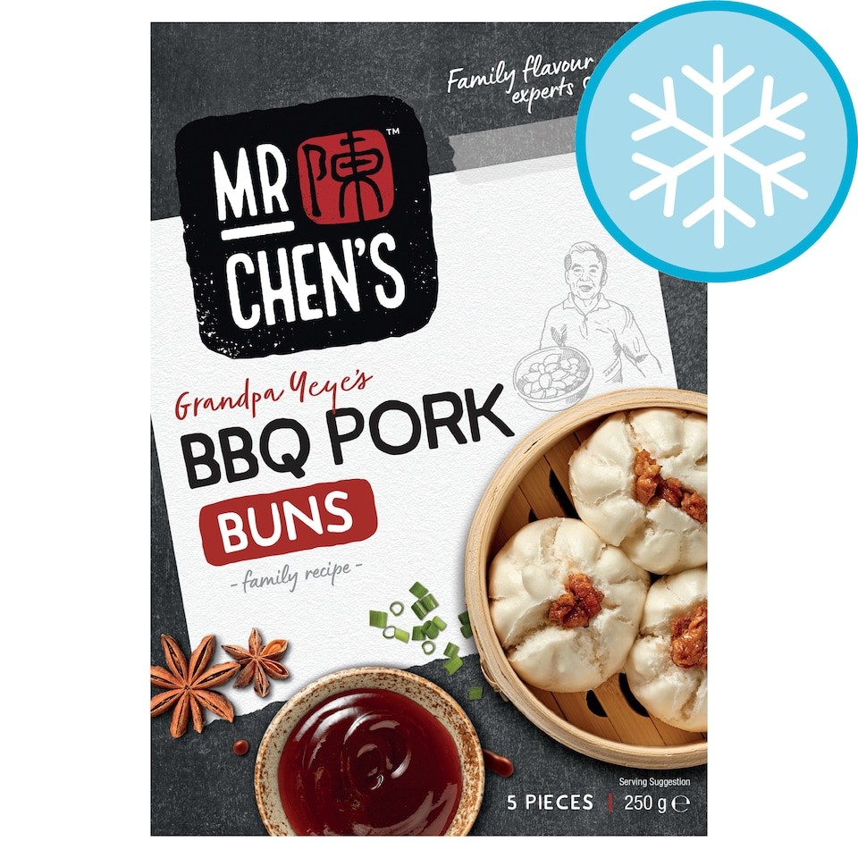 Mr Chen's BBQ Pork Buns 5 pieces 250g