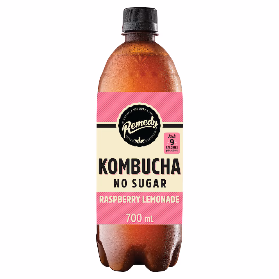 Remedy Kombucha Raspberry Lemonade 700Ml