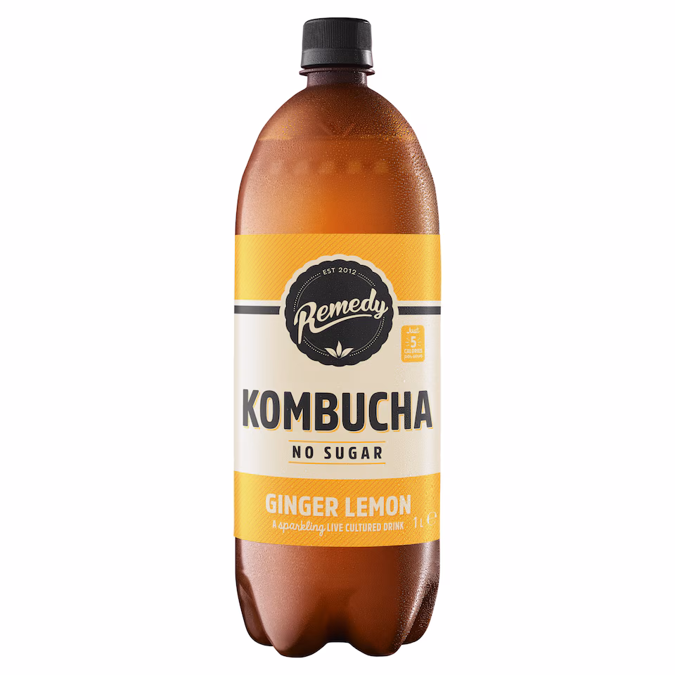Remedy Kombucha Ginger Lemon 1L