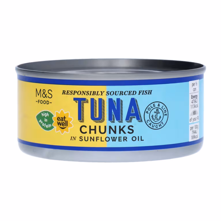 M&S Tuna Chunks In Sunflower Oil