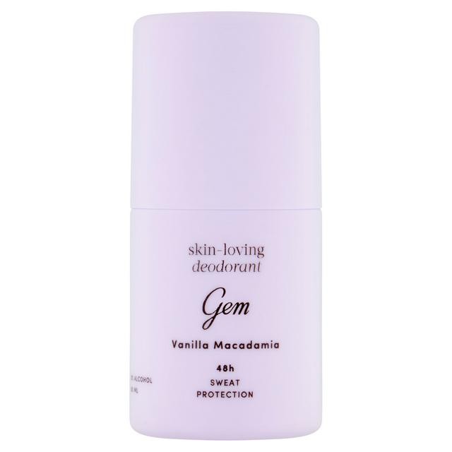 Gem 50ml Skin Loving Protection Vanilla Macadamia Female Roll on Deodorant