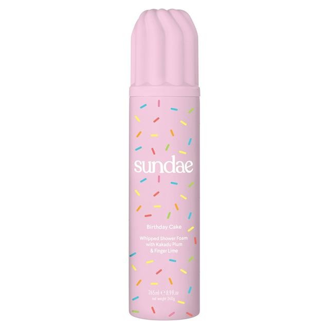 Sundae Birthday Cake Whipped Shower Foam with Kakadu Plum & Finger Lime 265ml