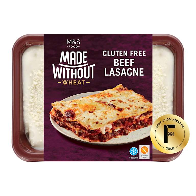 M&S Made Without Wheat Beef Lasagne