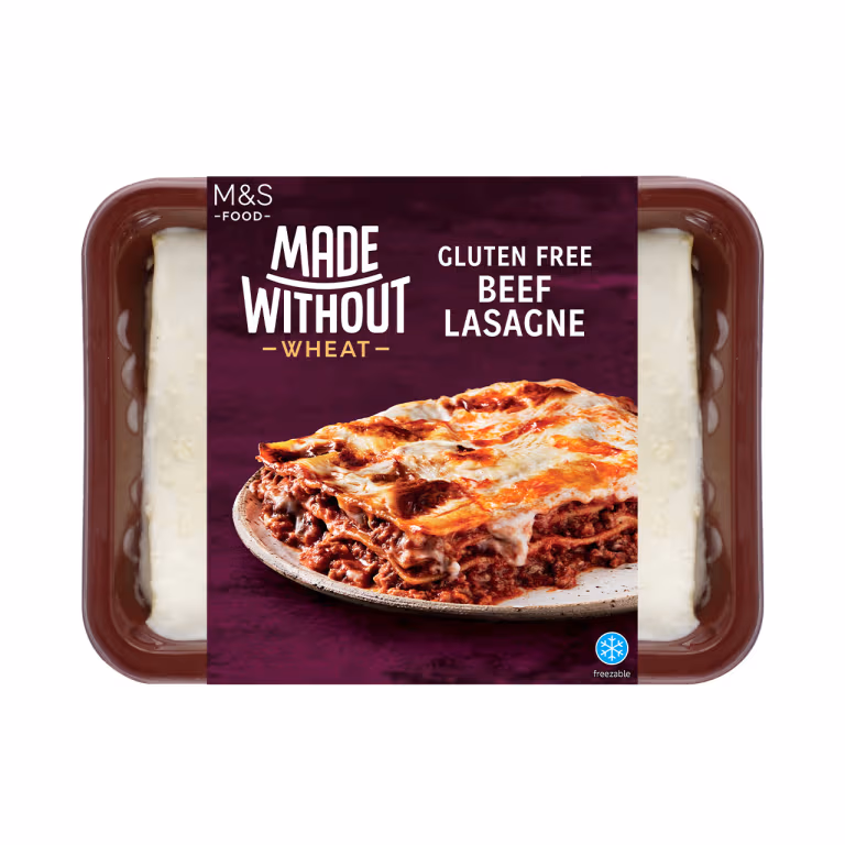M&S Made Without Wheat Beef Lasagne