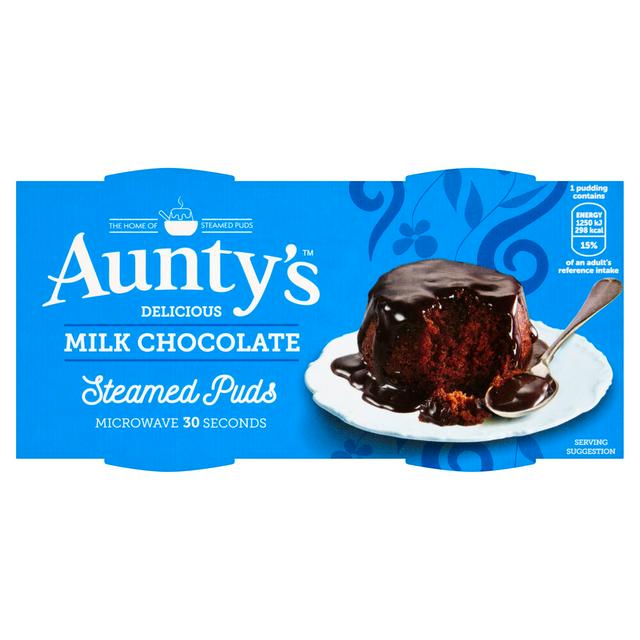Aunty's Chocolate Fudge Steam Pudding 2x100g