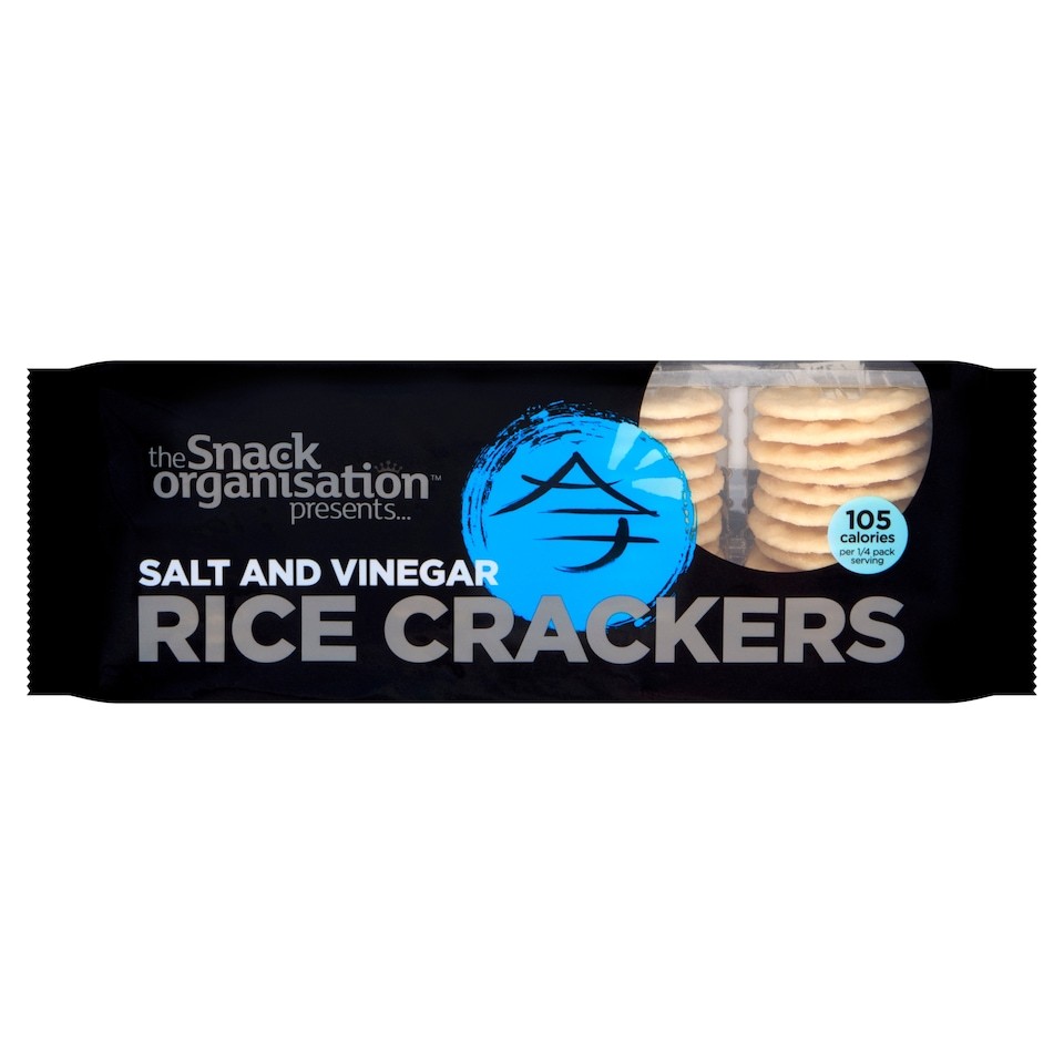 Snack Organisation Salt & Vinegar Rice Crackers 100g