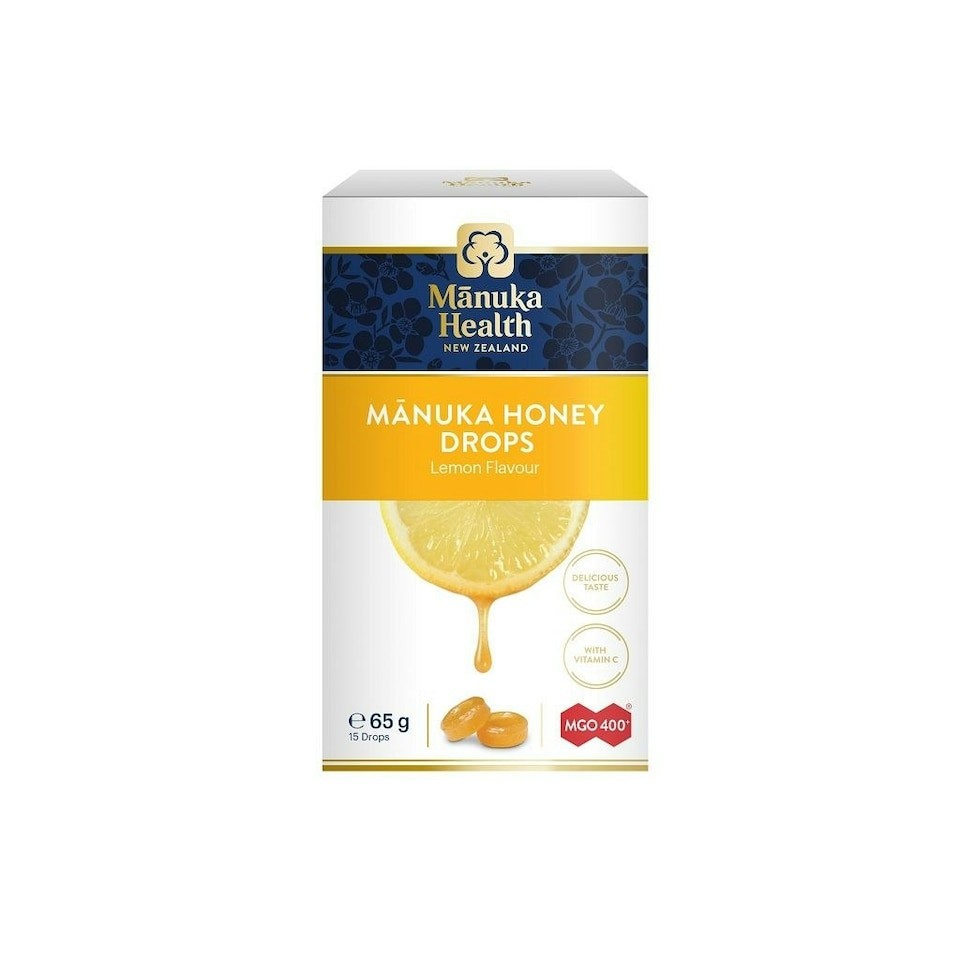 Manuka Health MGO 400+ Manuka Honey Drops with Lemon 65g