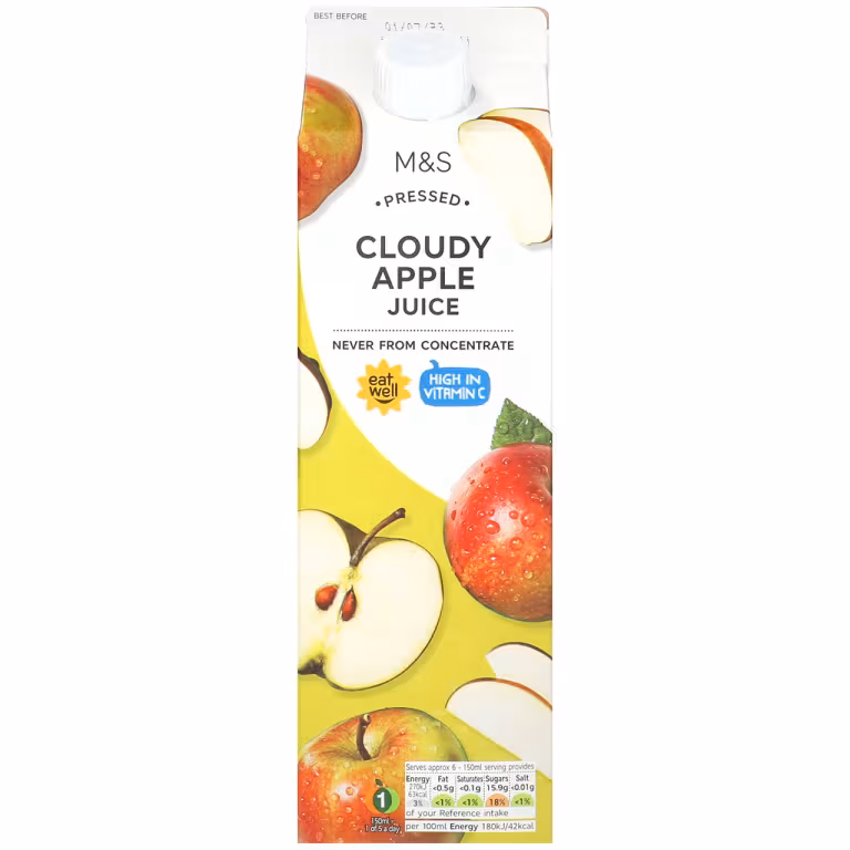 M&S Cloudy Apple Juice