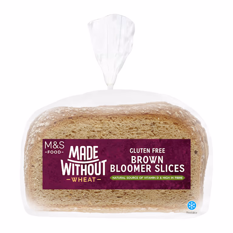 M&S Made Without Wheat Brown Bloomer Slices