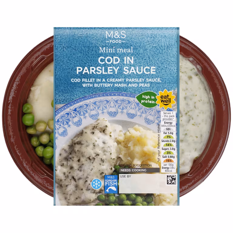 M&S Cod in Parsley Sauce