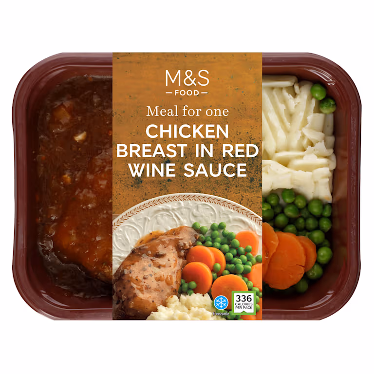 M&S Chicken in Red Wine Sauce