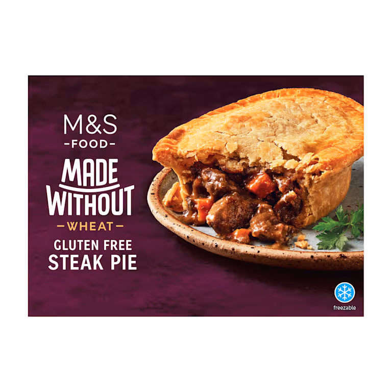 M&S Made Without Wheat Steak Pie