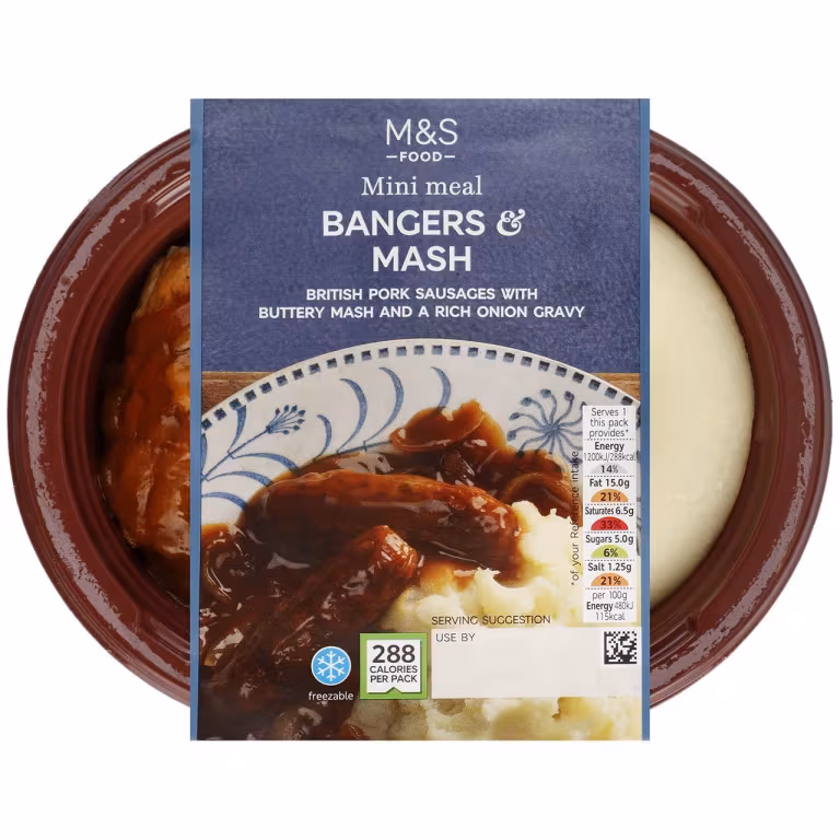 M&S Bangers and Mash