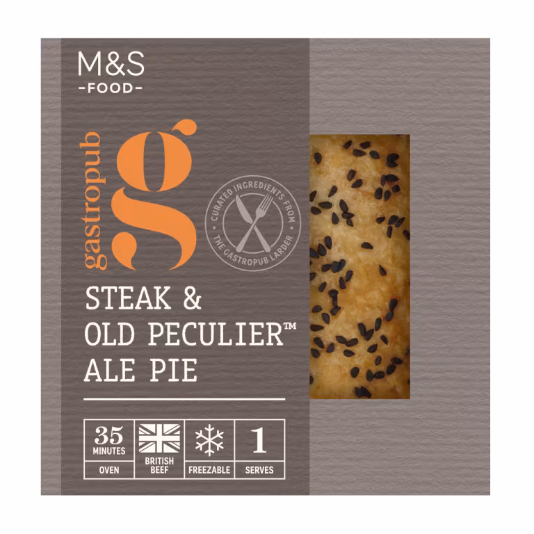 M&S Steak and Old Peculiar Ale Pie