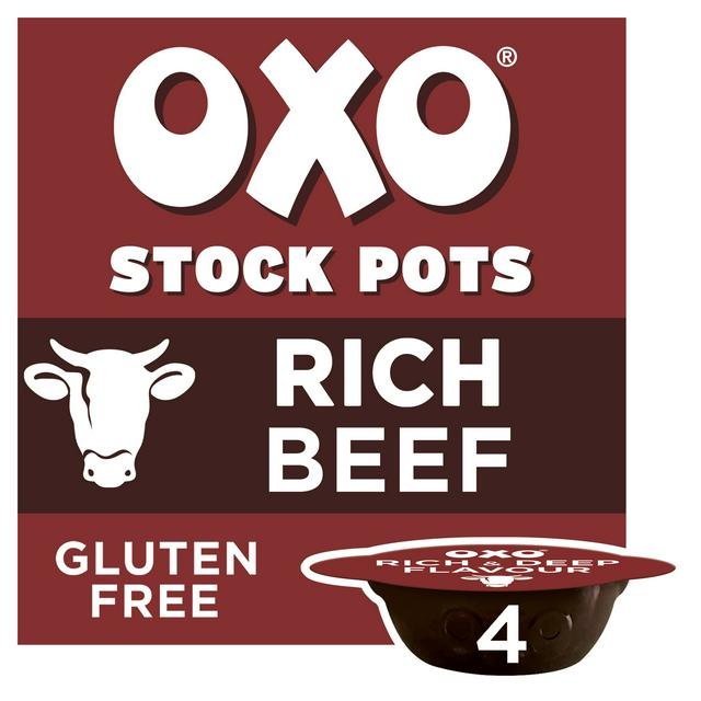 Oxo Beef with Onion & Rosemary Stock Pots x4 80g