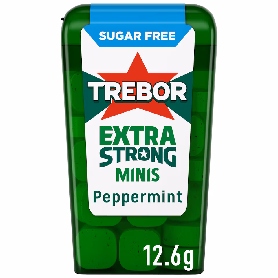 Trebor Mighties Extra Strong Sugar Free Mints 12.5g