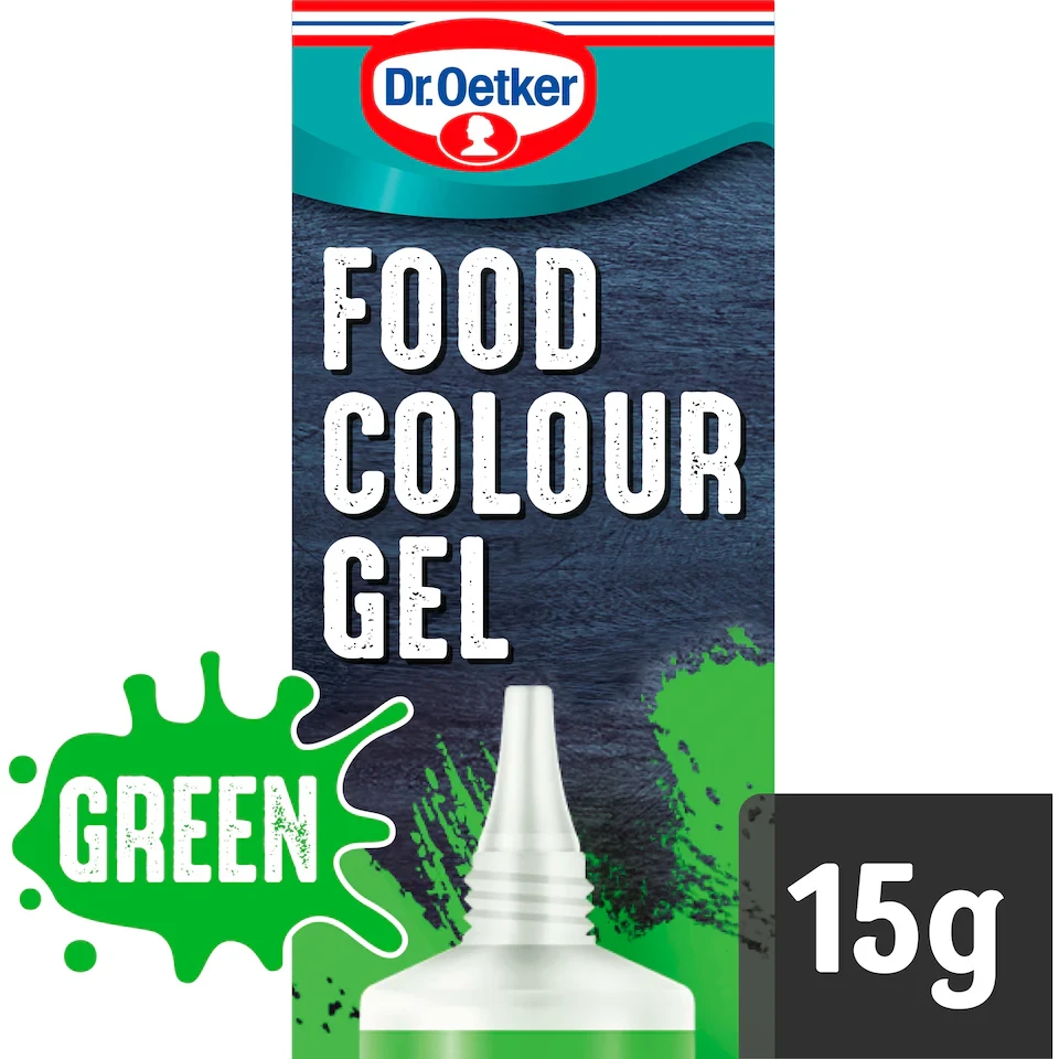 Dr. Oetker Extra Strong Food Colour Gel - Green 15g