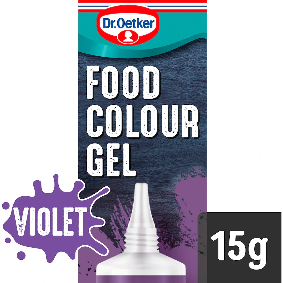 Dr. Oetker Extra Strong Food Colour Gel - Violet 15g