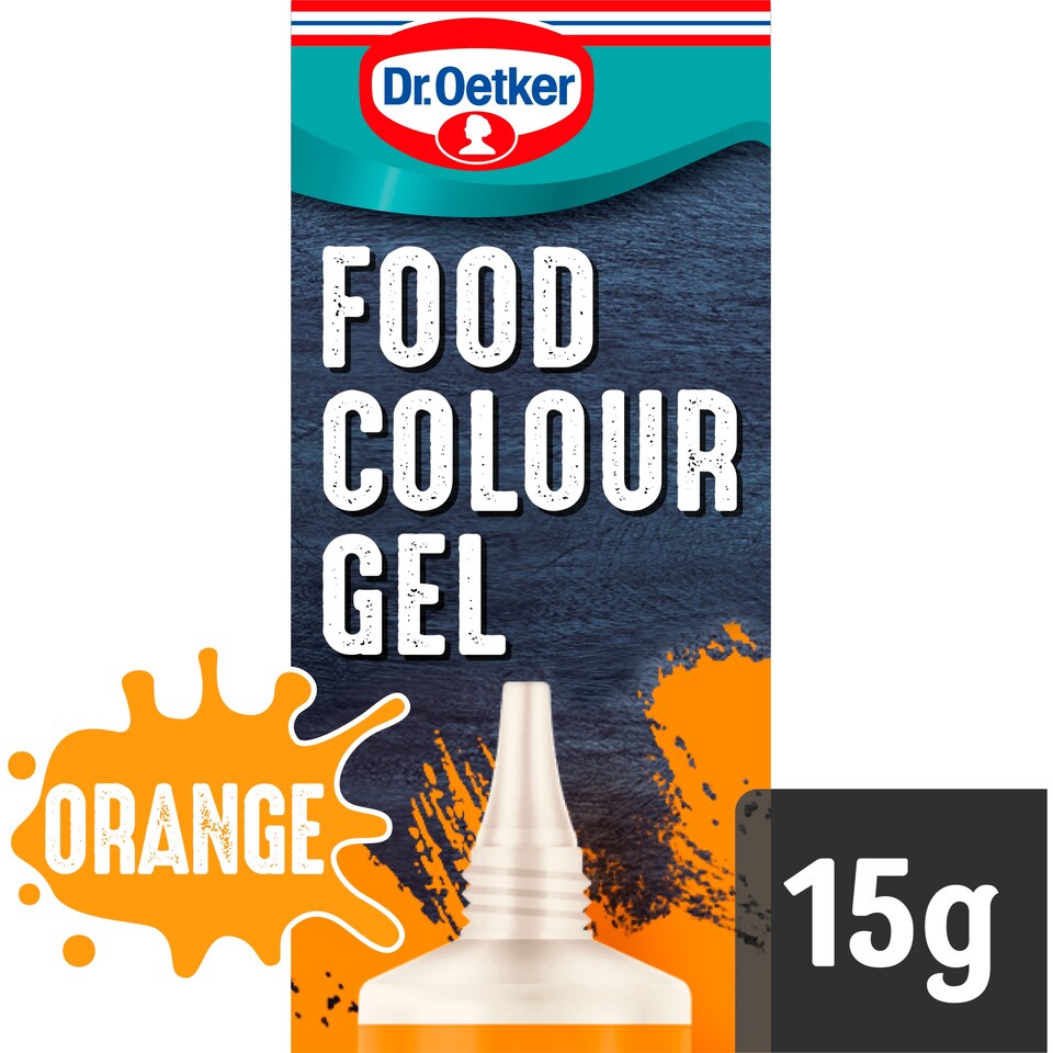 Dr. Oetker Extra Strong Food Colour Gel - Orange 15g