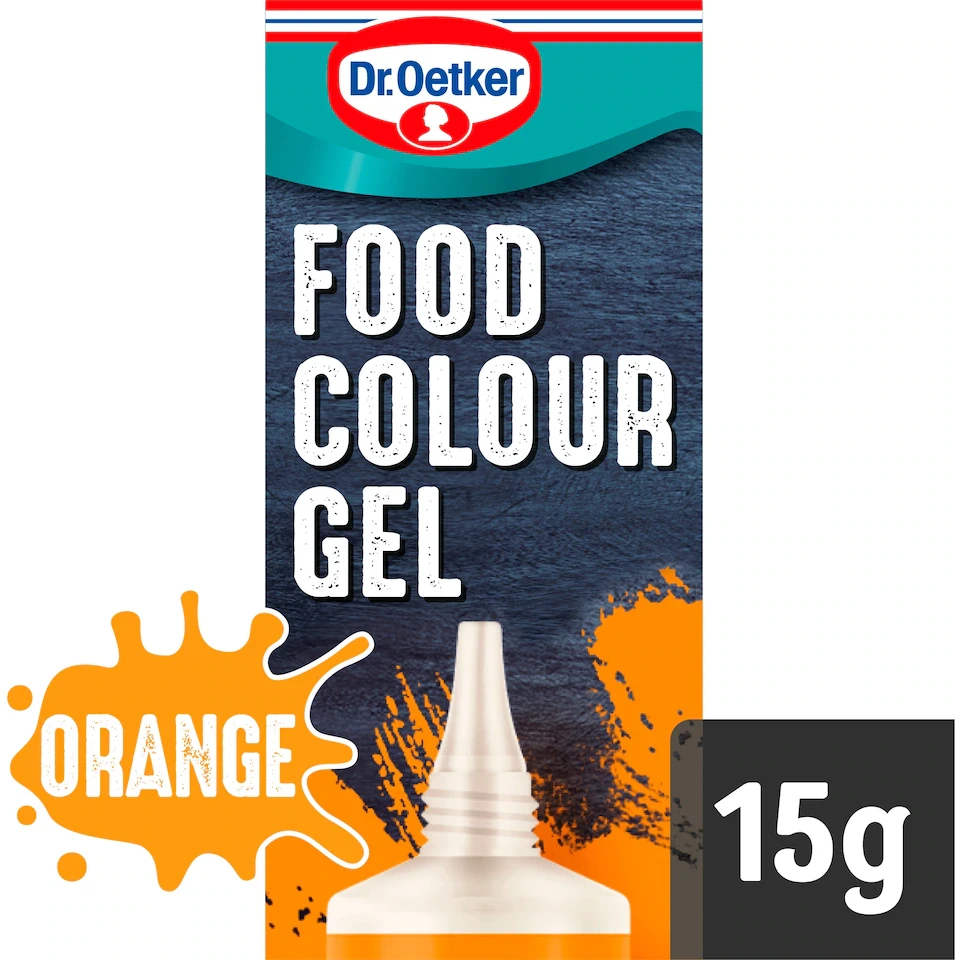 Dr. Oetker Extra Strong Food Colour Gel - Orange 15g