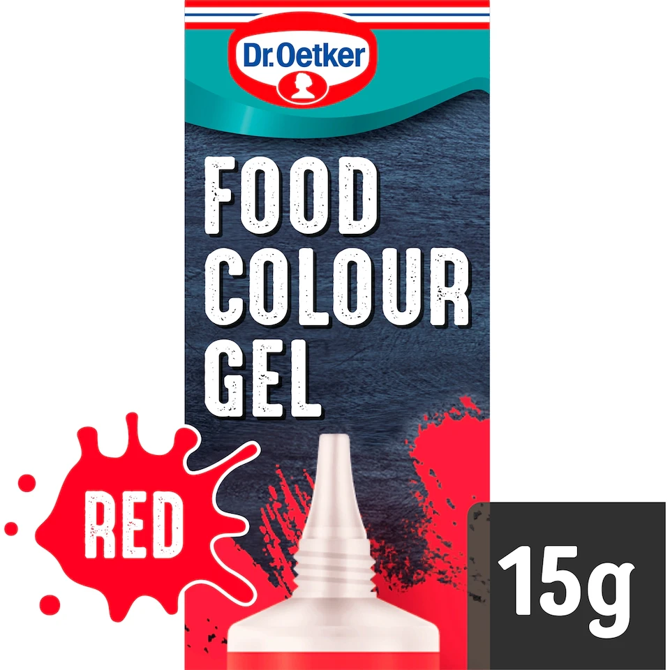 Dr. Oetker Extra Strong Food Colour Gel - Red 15g