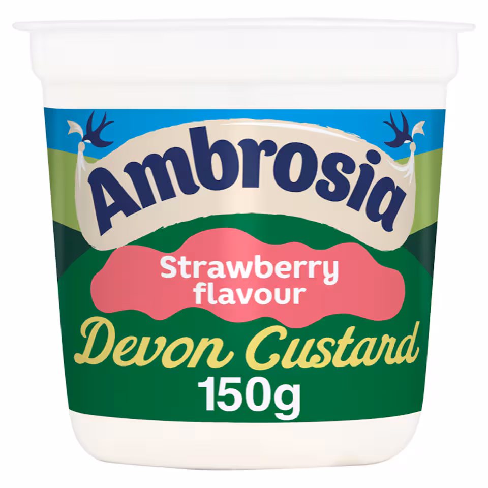 Ambrosia Devon Custard Strawberry 150G