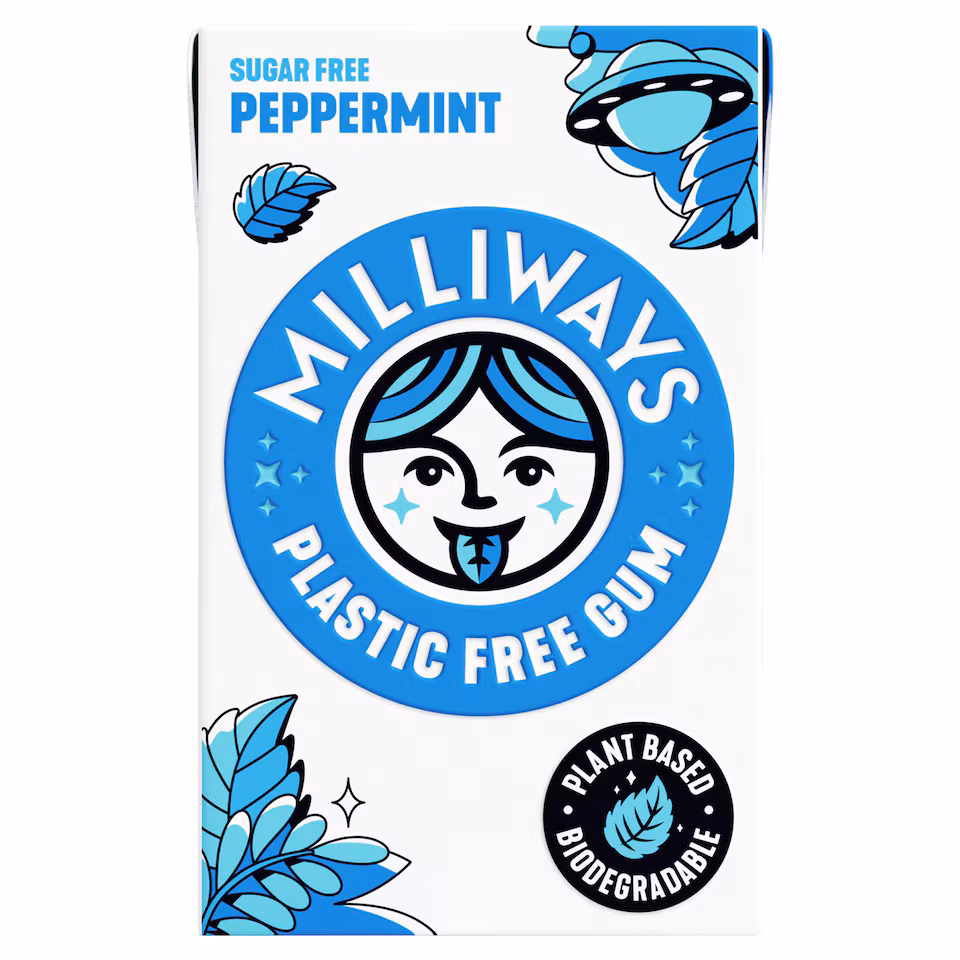 Milliways Super Natural Gum Peppermint 19g