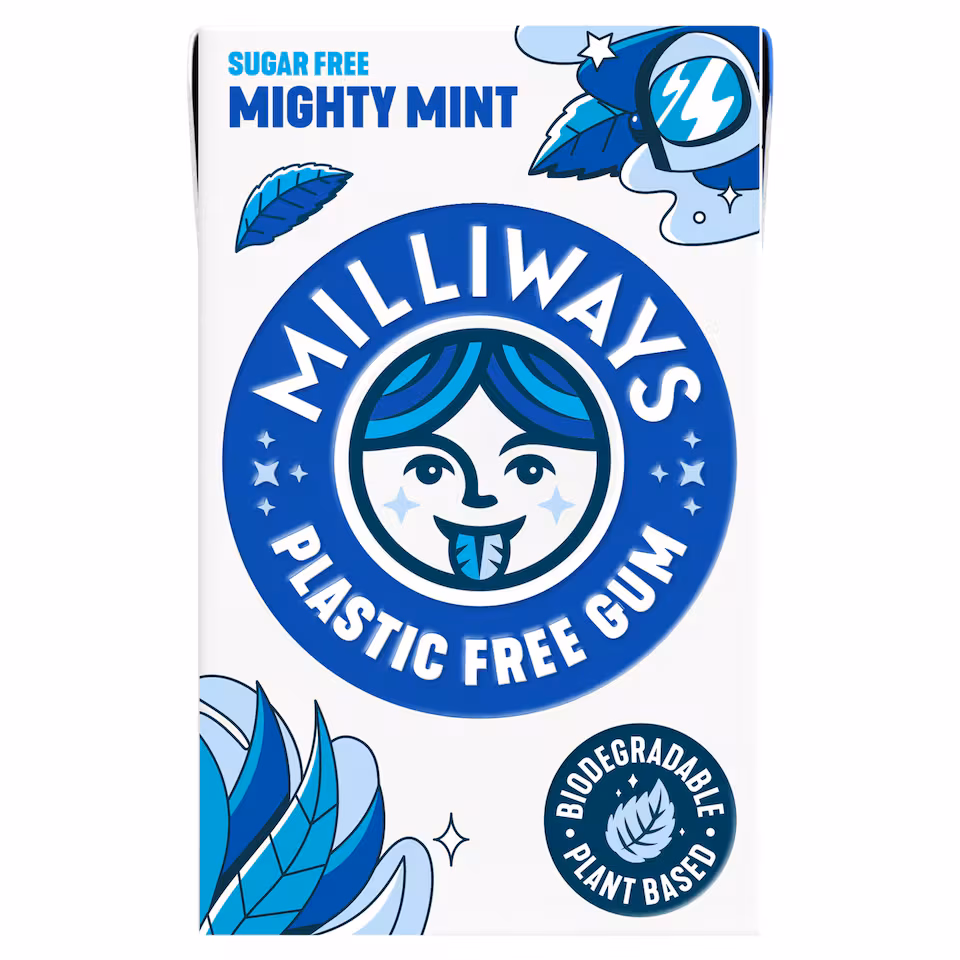 Milliways Super Natural Gum Mighty Mint 19g