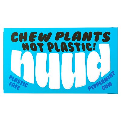 Nuud Plastic Free Peppermint Gum 9s