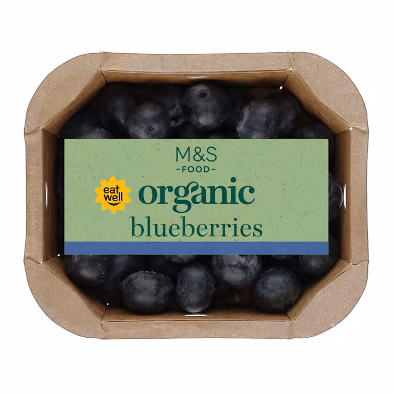 M&S Organic Blueberries