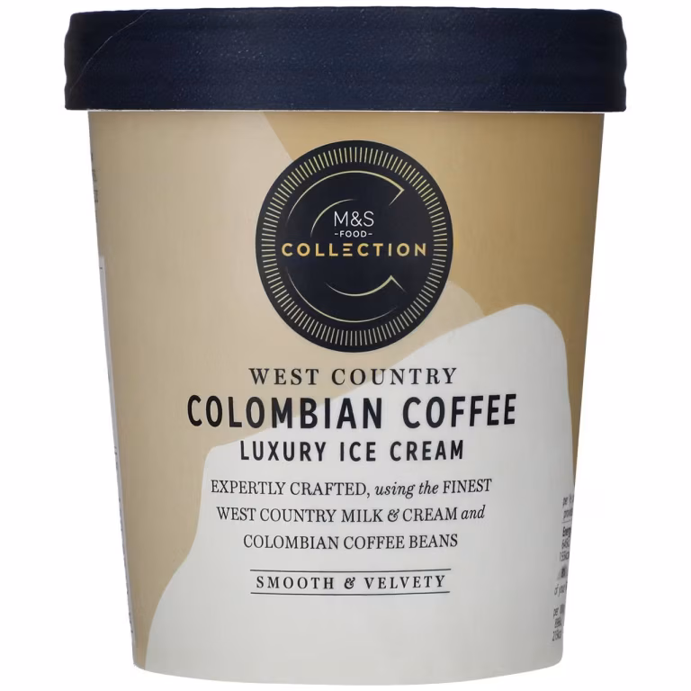 M&S Collection West Country Colombian Coffee Luxury Ice Cream