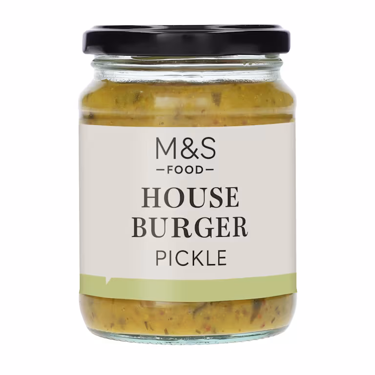 M&S House Burger Pickle