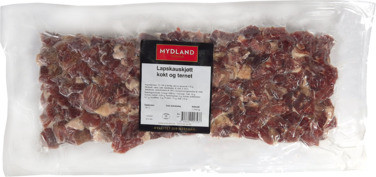 Lapskauskjøtt Kokt Ternet Frys Ca 10kg Kart Mydland