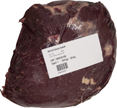 Storfe Flatbiff Rå Ca 4,5kg Frys Mydland