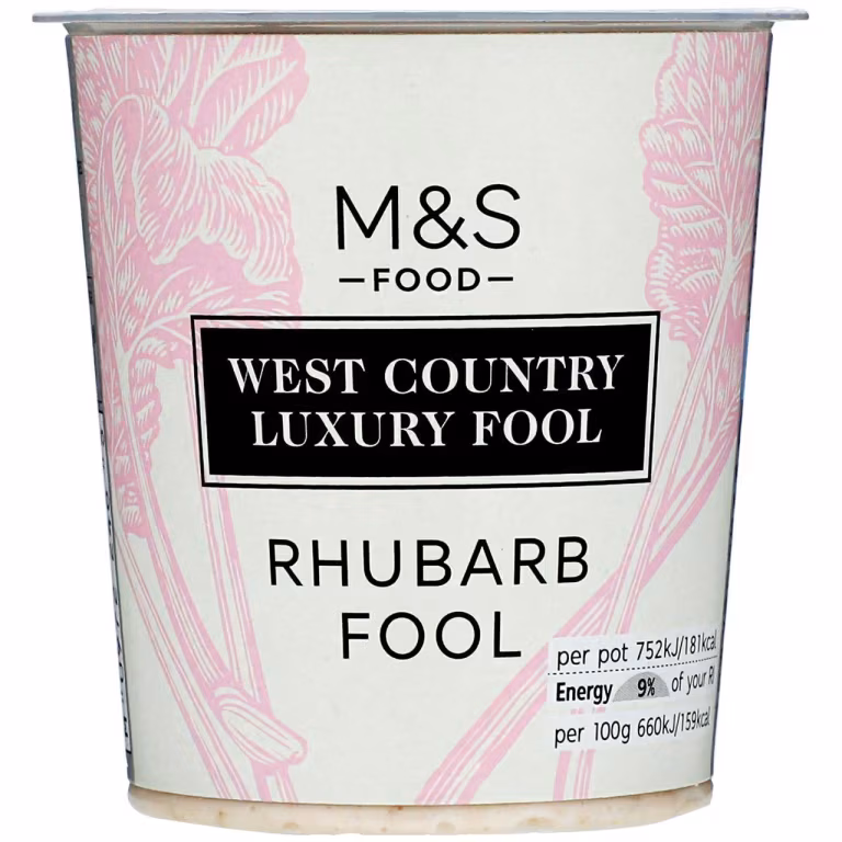 M&S Rhubarb Fool