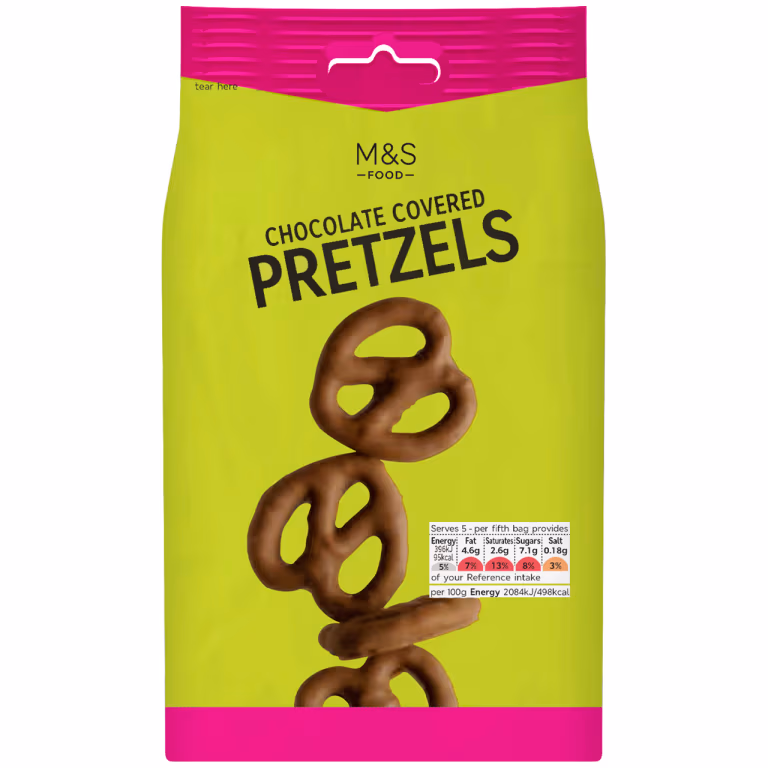 M&S Chocolate Covered Pretzels