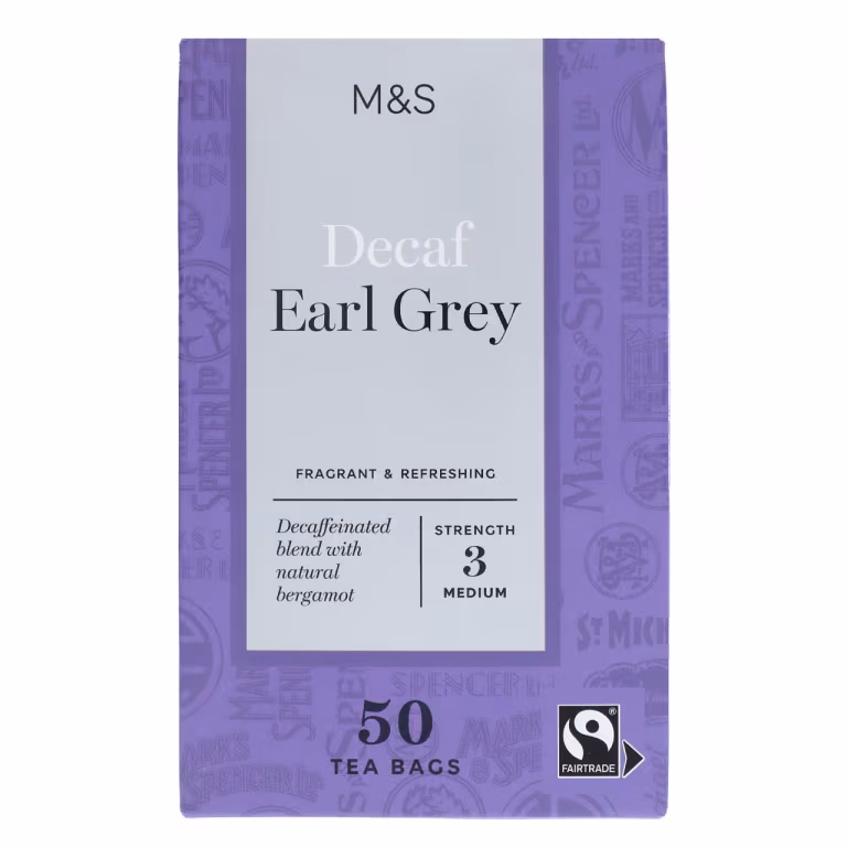 M&S Decaffeinated Earl Grey Teabags