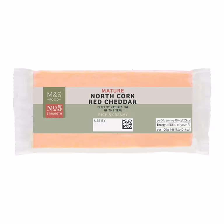 M&S North Cork Mature Red Cheddar
