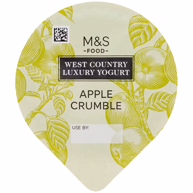 M&S West Country Luxury Yogurt with Apple Crumble