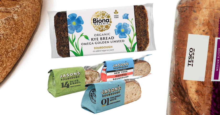 Breads in the UK that are not ultra-processed