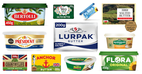 Butter: which products are ultra-processed and which are not?