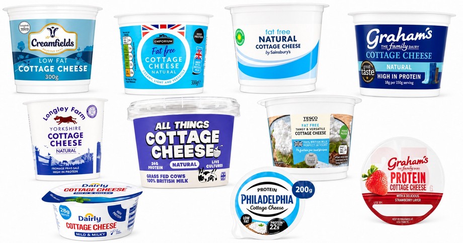 UK cottage cheeses compared: which are ultra-processed?